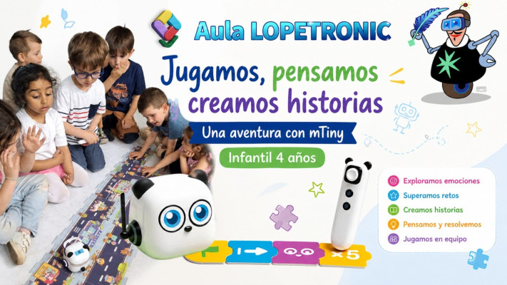 Historias, emociones y retos: una aventura con mTiny en Infantil de 4 años